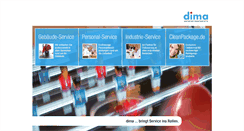 Desktop Screenshot of dima-gruppe.de